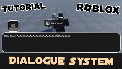 How To Make Dialogue In Roblox