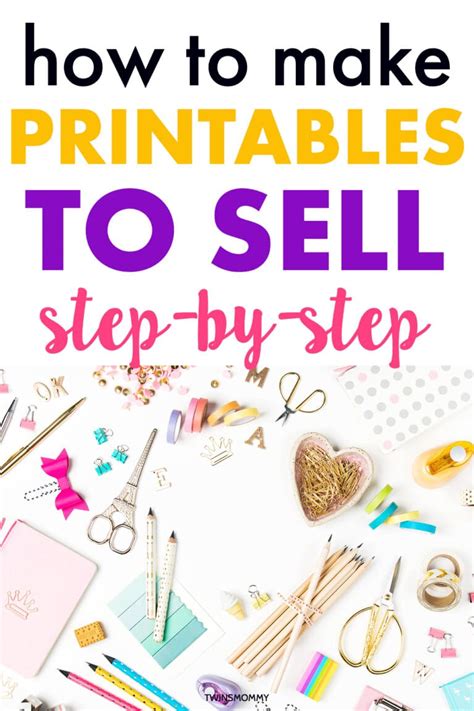 How To Make Digital Printables To Sell