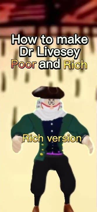 How To Make Doctor Livesey In Roblox - YouTube