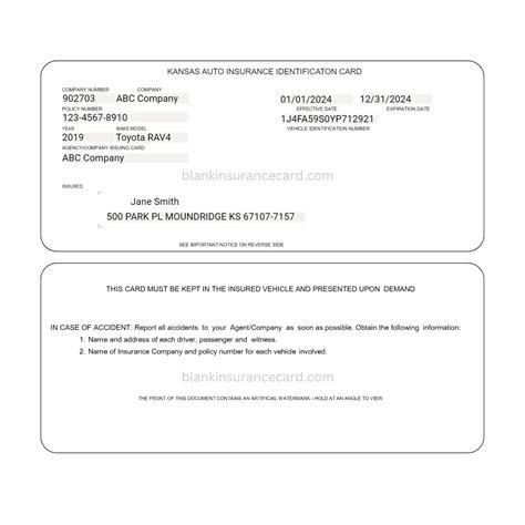 How To Make Fake Auto Insurance Card Free | Qualads