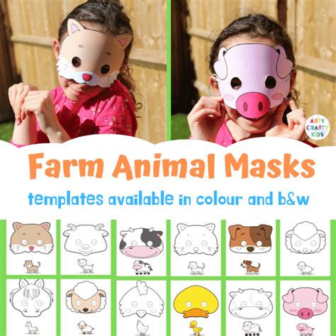 How To Make Farm Animal Masks
