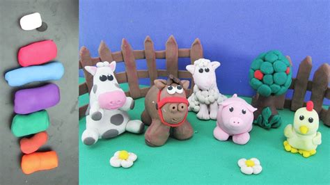 How To Make Farm Animals Using Clay