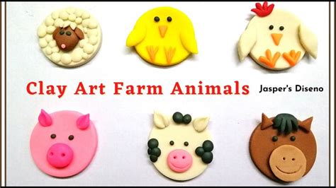 How To Make Farm Animals Using Clay