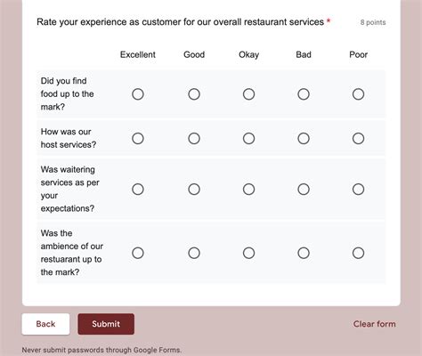 How To Make Feedback Form In Google Docs