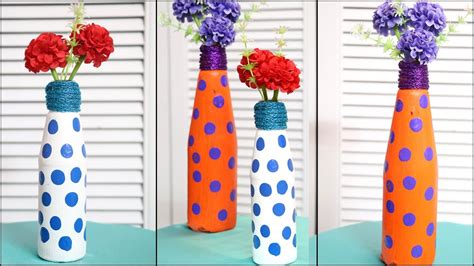 How To Make Flower Vase With Waste Material