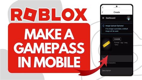How To Make Gamepass In Roblox Mobile (Updated) - Full Guide 