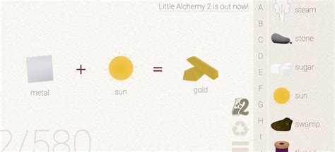 How To Make Gold In Little Alchemy 2