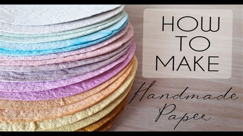 How To Make Handmade Paper Products