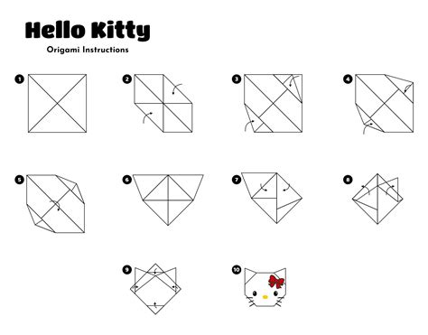 How To Make Hello Kitty Step By Step