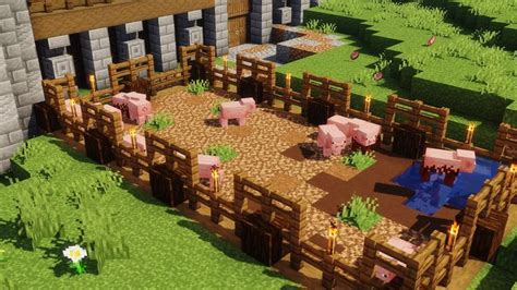How To Make Indoor Animal Farm In Minecraft