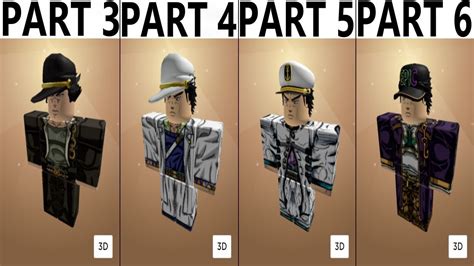 How To Make Jotaro Kujo In Roblox 6 - YouTube