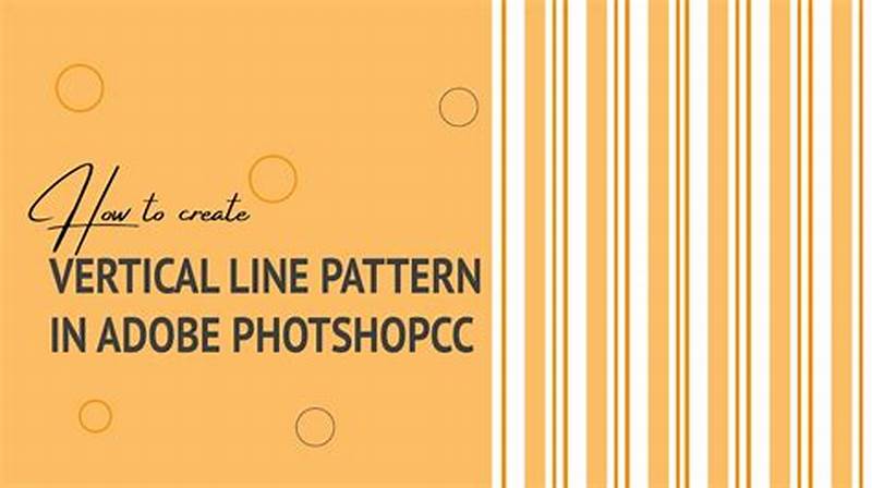 How To Make Line Pattern In Photoshop
