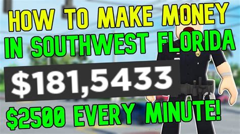 How To Make Money FAST in Southwest Florida - Roblox Southwest 