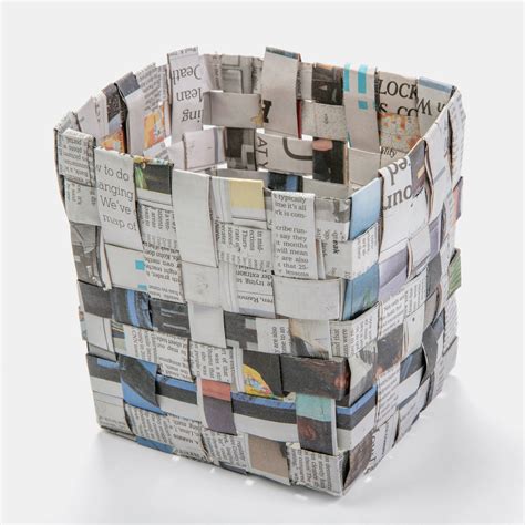 How To Make Newspaper Basket Step By Step