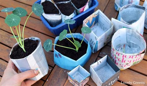 How To Make Newspaper Flower Pots