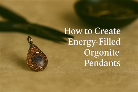 How To Make Orgonite Necklace