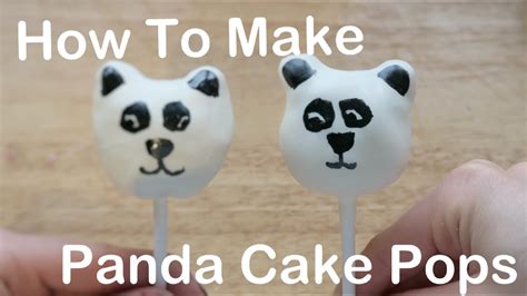 How To Make Panda Cake Pops