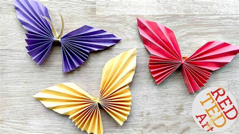 How To Make Paper Butterfly Step By Step Easy For Kids