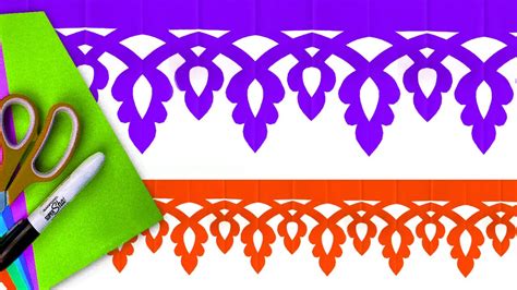 How To Make Paper Cutting Designs Borders
