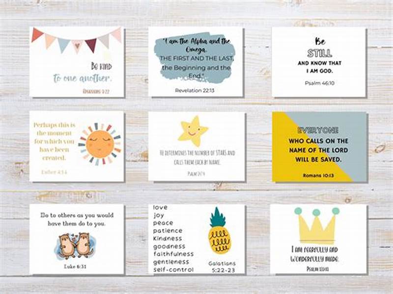 How To Make Printable Scripture Cards