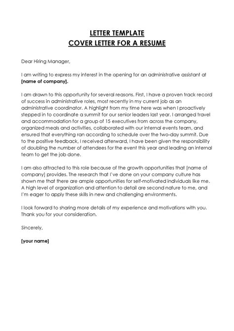 How To Make Resume With Cover Letter