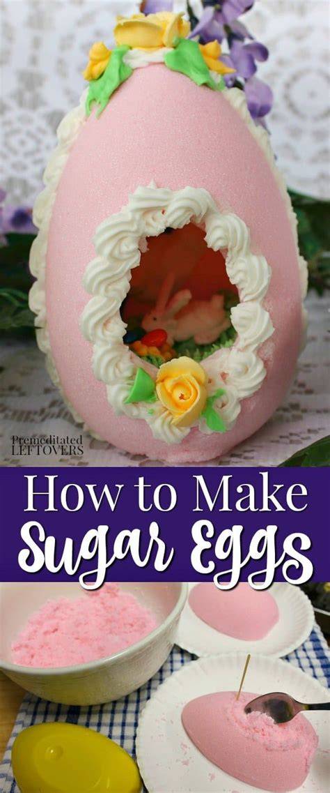 How To Make Sugar Easter Eggs