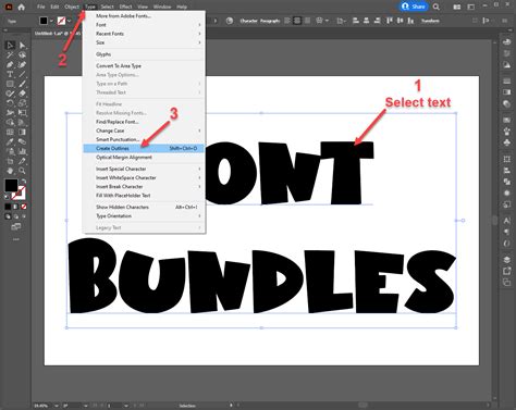 How To Make Text In Adobe Illustrator