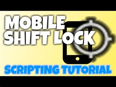 How To Make Touch Screen/Mobile Device Screen Shift Lock Button 