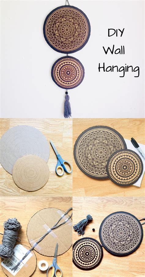How To Make Wall Hangings With Cardboard