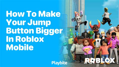 How To Make Your Jump Button Bigger On Roblox iPhone 