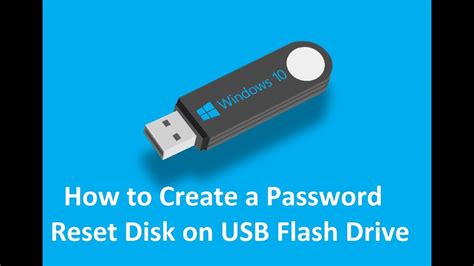 How To Make a Password Reset Disk