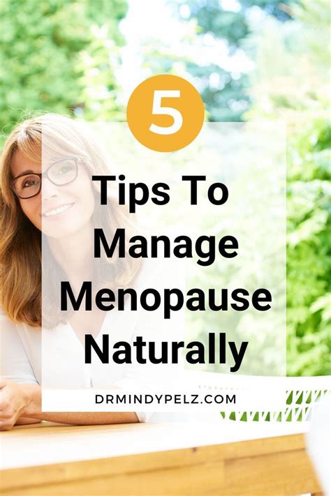 How To Manage Menopause Symptoms Naturally