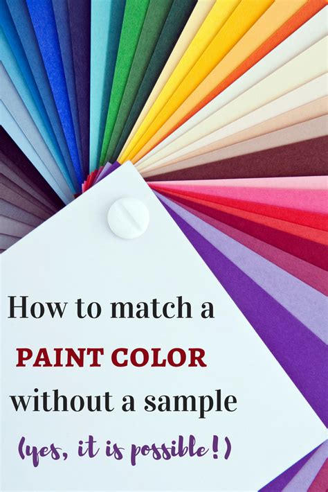Matching Paint Colors: A Beginner's Guide.