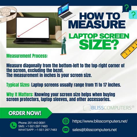 How To Measure Computer Screen Laptop