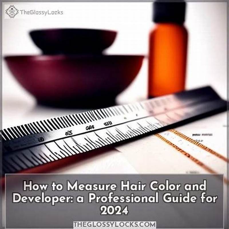 How To Measure Developer For Hair Coloring
