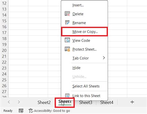 How To Move Or Copy Single Worksheets In Excel