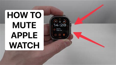 Silent Serenity: Mastering the Art of Muting Your Apple Watch with Ease