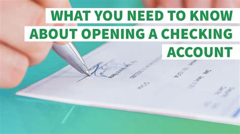 How To Open A Checking Account With Bad Credit