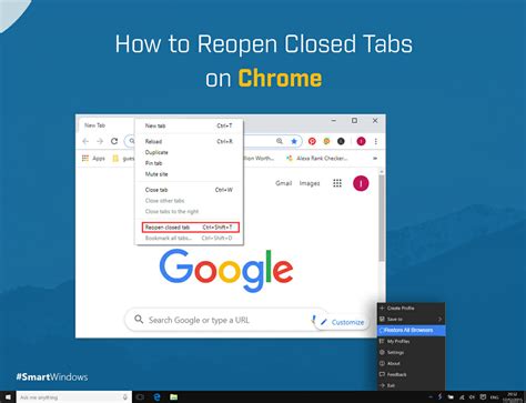 How To Open A Closed Tab in Google Chrome
