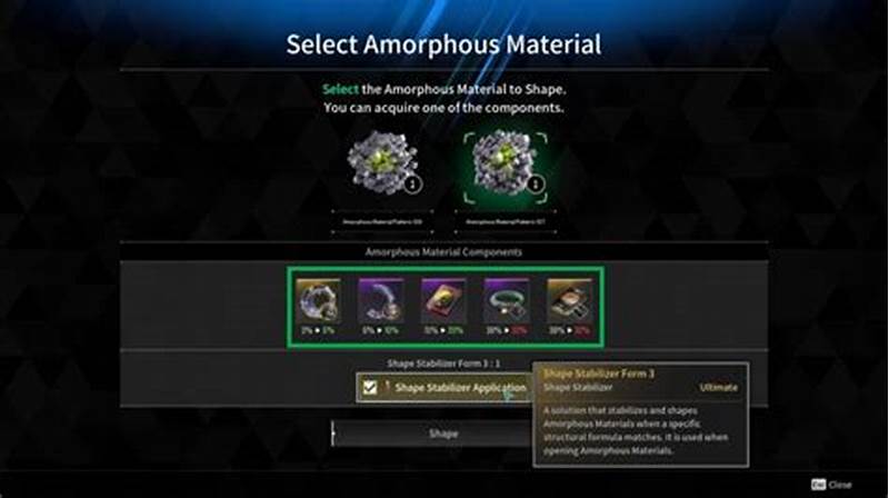 How To Open Amorphous Material Pattern 001