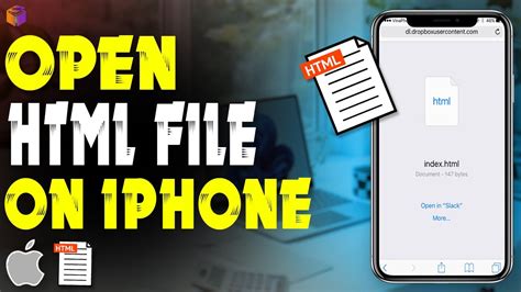How To Open An HTML File From Your Smartphone