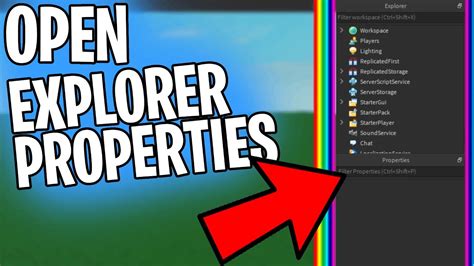 How To Open Explorer and Properties in Roblox Studio! (2023 