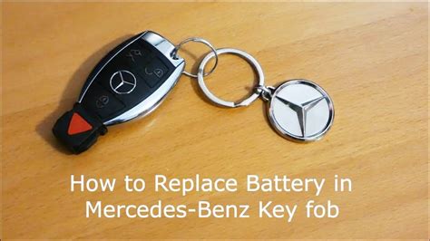 How To Open Mercedes Key Fob For Battery