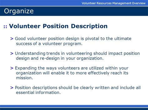 How To Organize A Volunteer Program