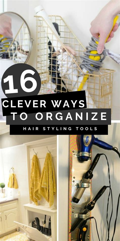 How To Organize Hair Styling Tools