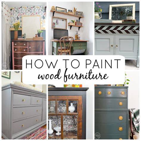 How To Paint Furniture
