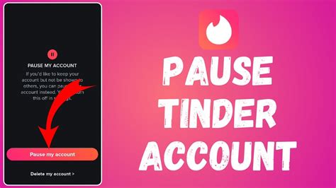 How To Pause Tinder without title