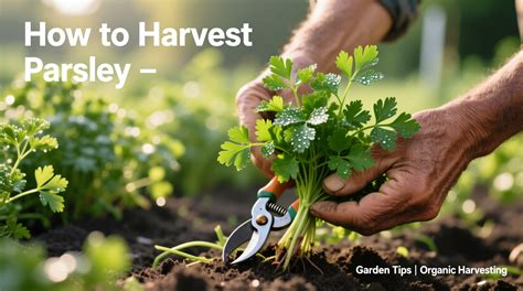 How To Pick And Use Fresh Parsley