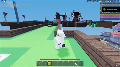 How To Place a Block in Roblox Bedwars - YouTube