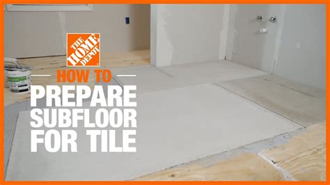 How To Prepare A Floor For Tile